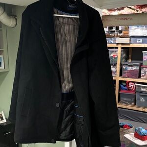 Black Men's Coat- XXL